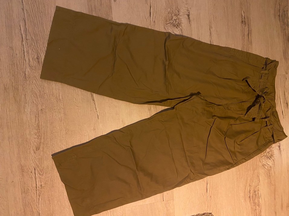 Haki Bağcıklı Rahat Pantolon — görsel 3/7