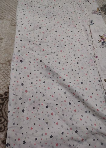 Fiyonklu Beyaz Baskılı Bebek puset örtüsü - Görsel 4