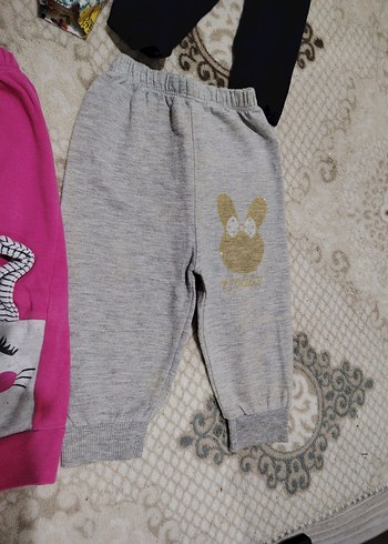 Renkli Desenli Kız Çocuk Rahat Taytlar - Görsel 5