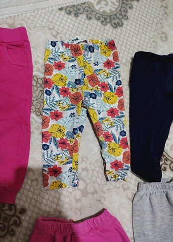 Renkli Desenli Kız Çocuk Rahat Taytlar - Görsel 3