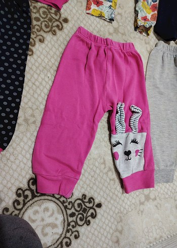 Renkli Desenli Kız Çocuk Rahat Taytlar - Görsel 6