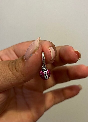 Beden Aşk İksiri Murano Kalp Charm
