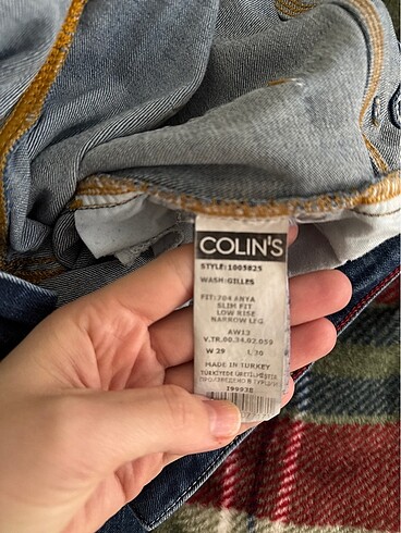 29 Beden mavi Renk Colins pantolo