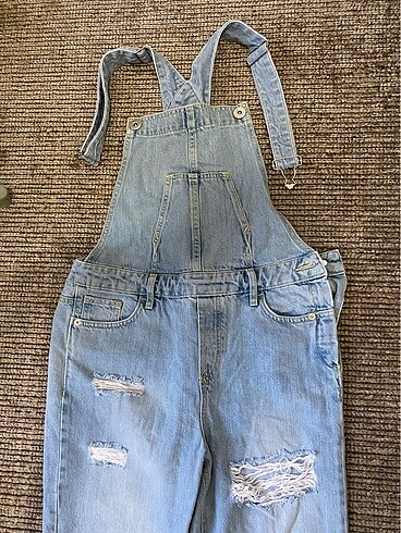 Twist denim salopet tulum