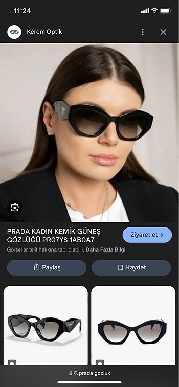 Prada güneş gözlügu