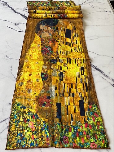 Gustav Klimt - The Kiss Fular Şal