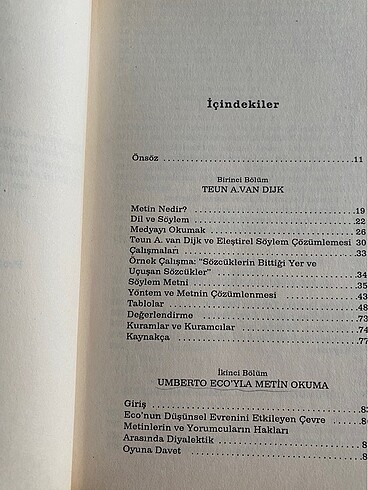  Metin Çözümlemeleri - İnceoğlu & Çomak