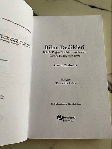  Bilim Dedikleri - Alan F. Chalmers