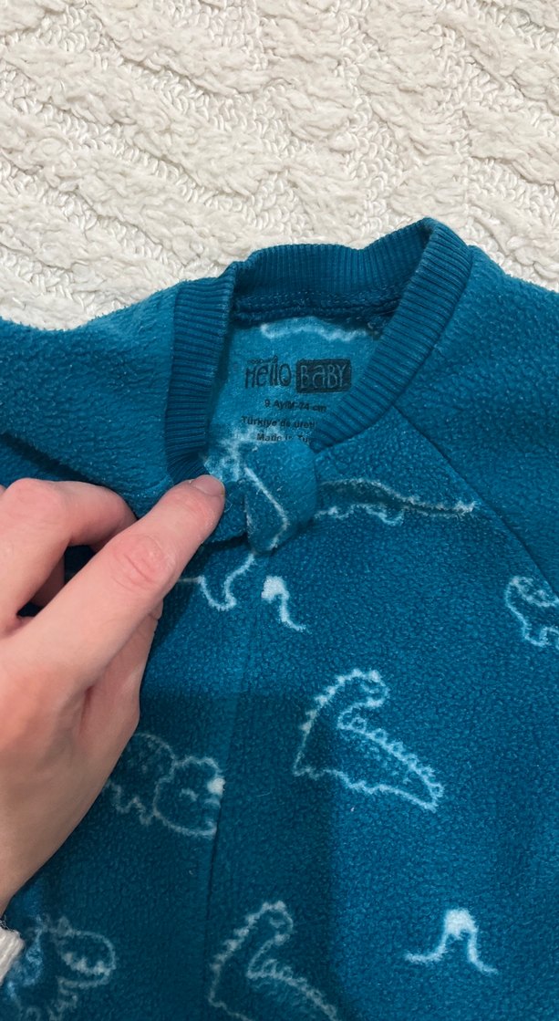 Renkli Dinozor Desenli Bebek Tulum - Görsel 4