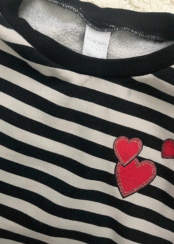 Kız Çocuk Siyah Uzun Kollu Sweatshirt - Görsel 3