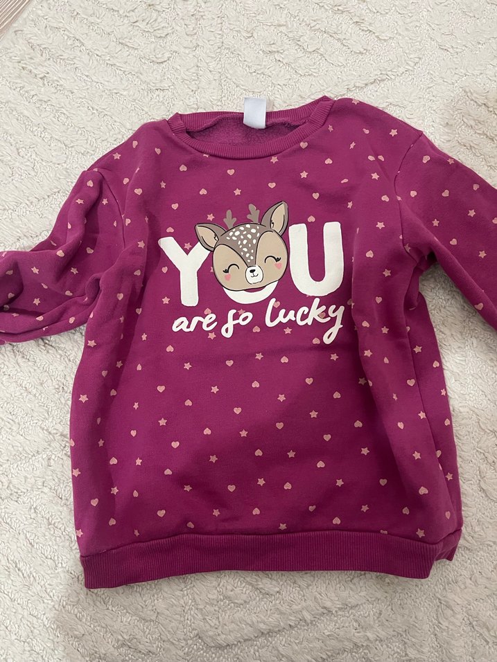 Kız Çocuk Siyah Uzun Kollu Sweatshirt - Görsel 4