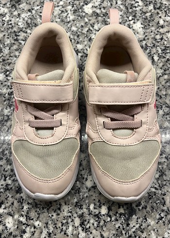 Kız Çocuk Pembe Cırt Cırtlı Spor Ayakkabı - Görsel 6