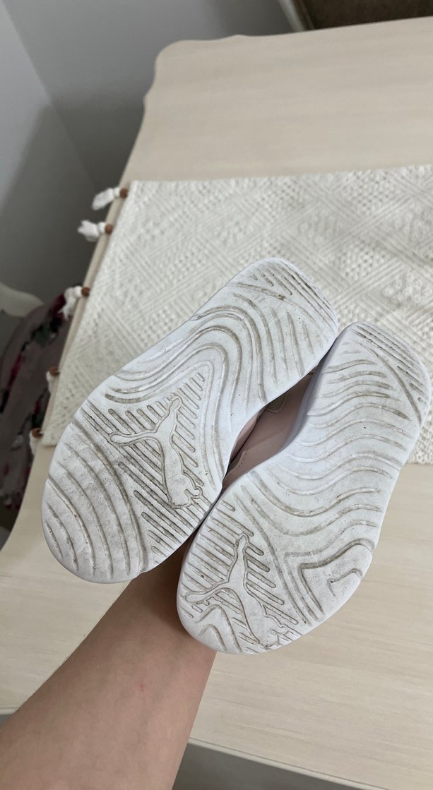 Kız Çocuk Pembe Cırt Cırtlı Spor Ayakkabı - Görsel 4