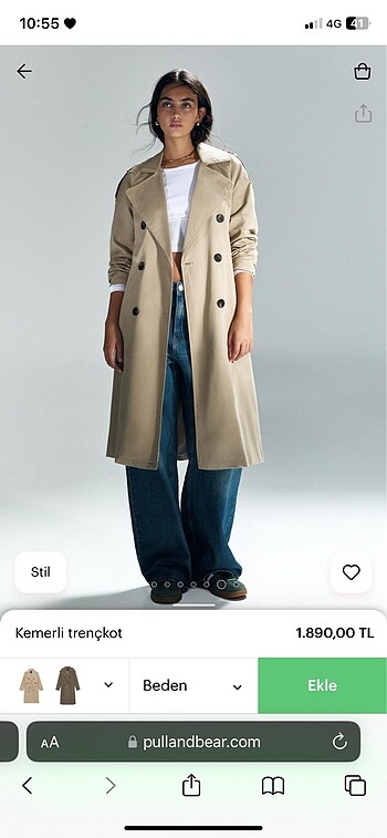 38 Beden Pull and bear