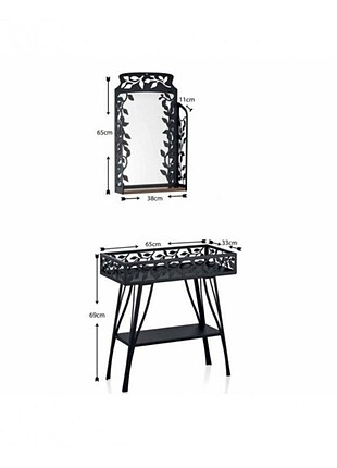 Metal vipahmet ciceklik - Görsel 2