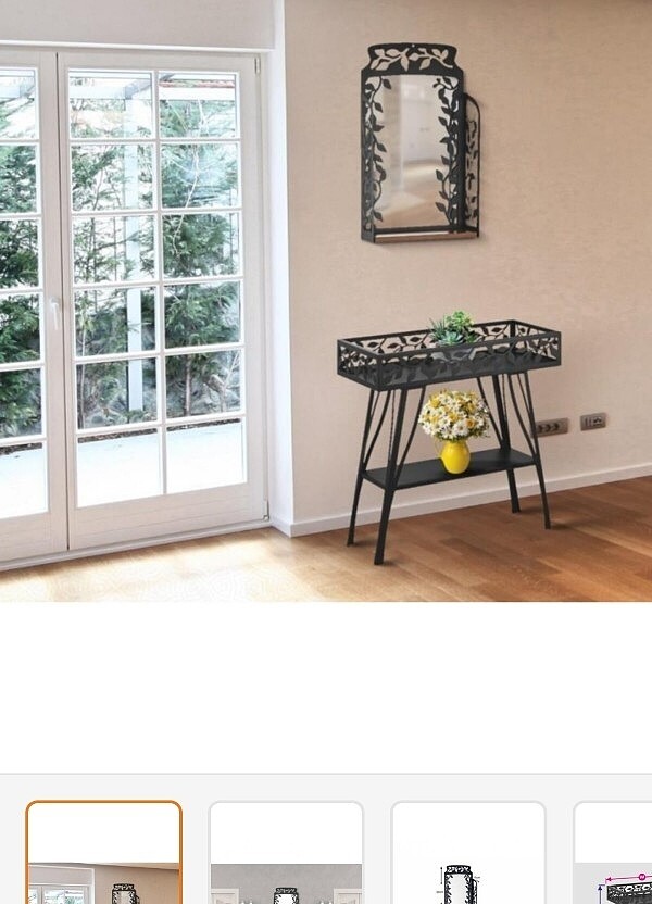 Metal vipahmet ciceklik - Görsel 5