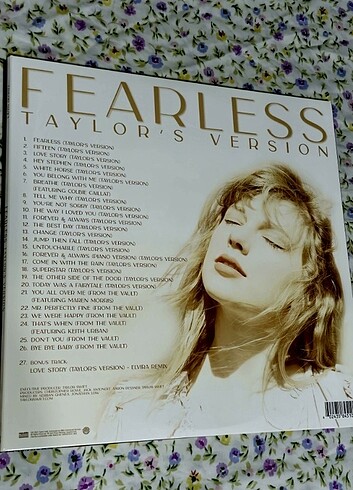  Beden Taylor Swift - Fearless (Taylor's Version) Plak