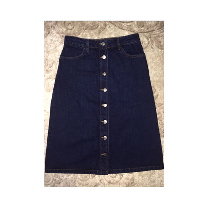 s Beden mavi Renk Topshop kot etek