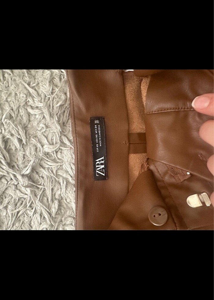 Zara deri havuç pantolon - Görsel 3