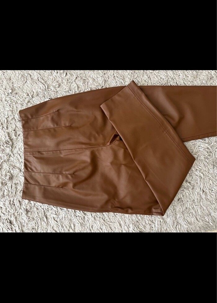 Zara deri havuç pantolon - Görsel 4