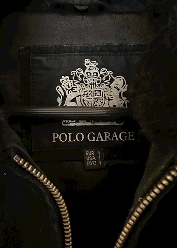 Polo Garage Kürk Detaylı Siyah Süet Deri Ceket