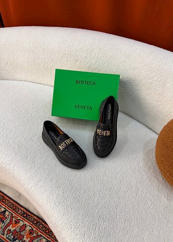 Siyah Desenli Cırt Cırtlı Loafer - Görsel 4