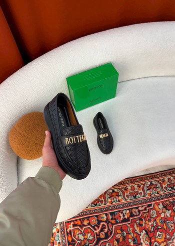 Siyah Desenli Cırt Cırtlı Loafer - Görsel 3