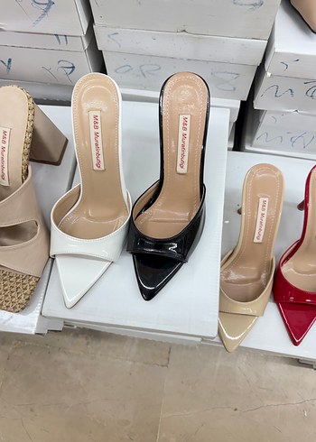 Parlak Renkli Kadın Stiletto Topuklu Ayakkabı - Görsel 2