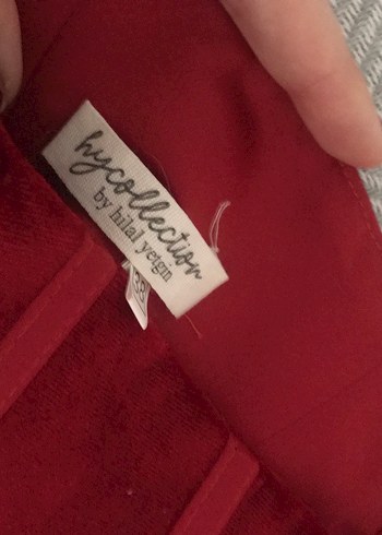 Kırmızı Kadife Straplez Bustiyer - Görsel 4