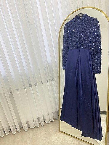 Satılık Saten Tesettür abiye - Görsel 7