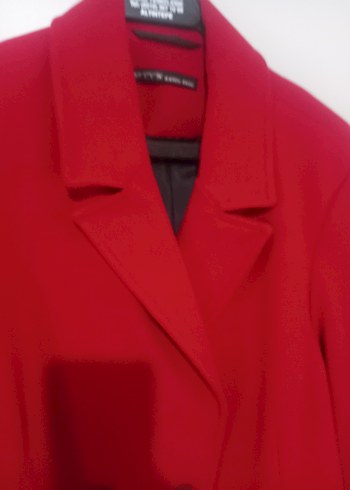 L beden kaşe kaban yeni kaliteli - Görsel 4