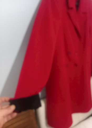 L beden kaşe kaban yeni kaliteli - Görsel 5