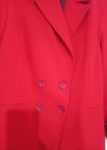 L beden kaşe kaban yeni kaliteli - Görsel 6