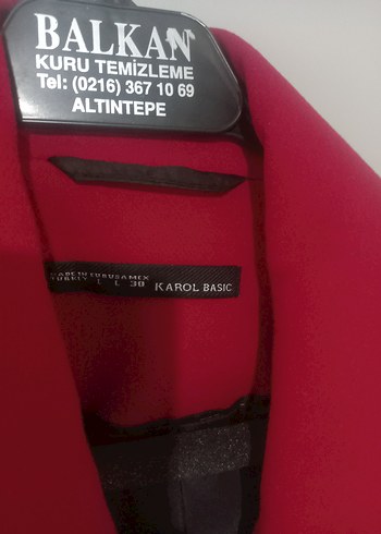 L beden kaşe kaban yeni kaliteli - Görsel 3