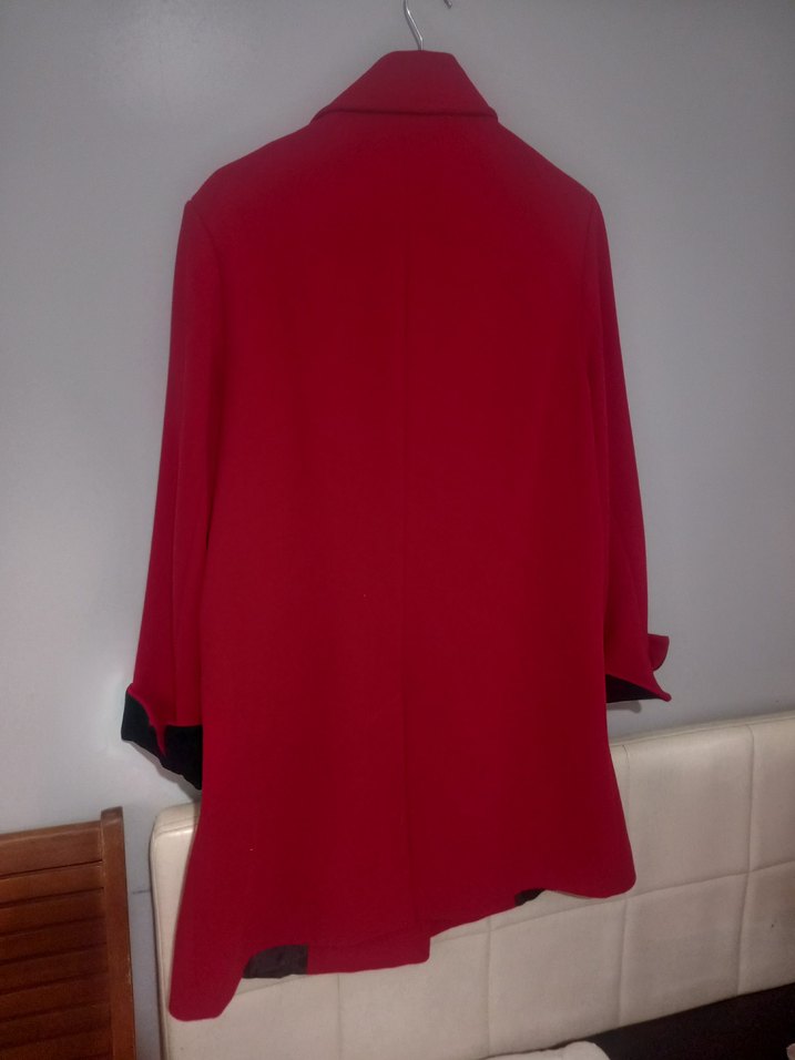 L beden kaşe kaban yeni kaliteli - Görsel 2