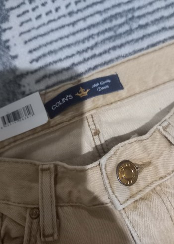 m Beden Bej Regular Fit Kadın Kot Pantolon