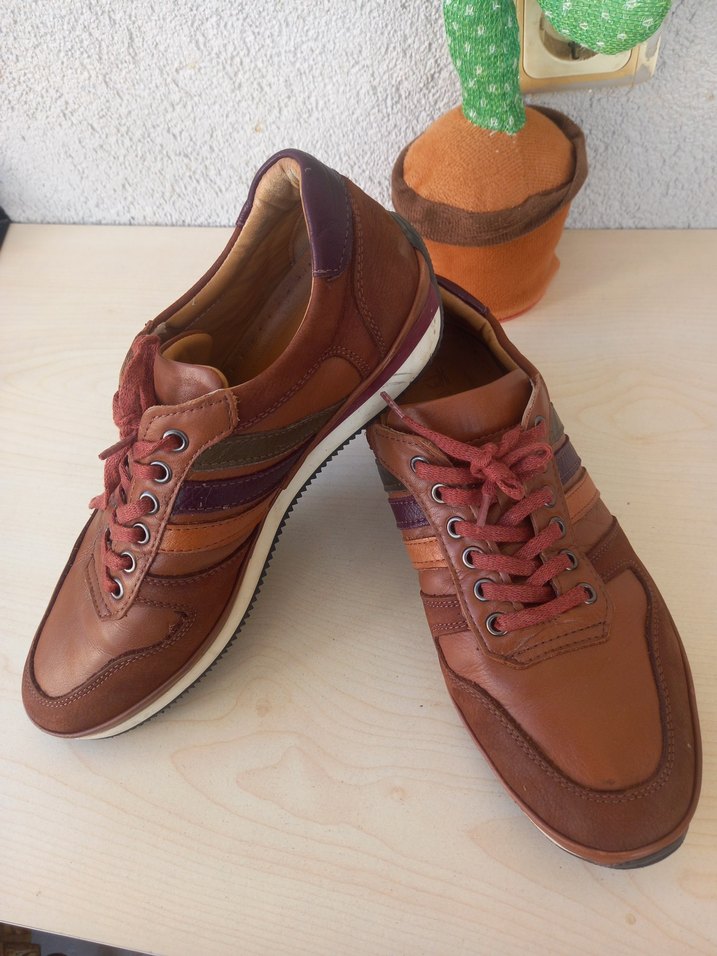 Parlak Kahverengi Erkek Bağcıklar - Görsel 4