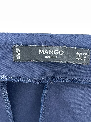 38 Beden lacivert Renk Mango Düz Kesim %70 İndirimli.
