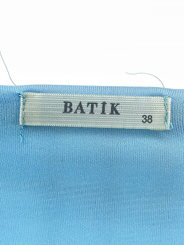 38 Beden mavi Renk Batik Kısa Elbise %70 İndirimli.