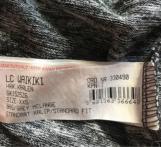 10 Yaş Beden siyah Renk LCW baharlık hırka