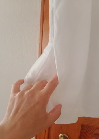 34 Beden beyaz Renk Kadın Beyaz Keten Kısa Kollu blazer