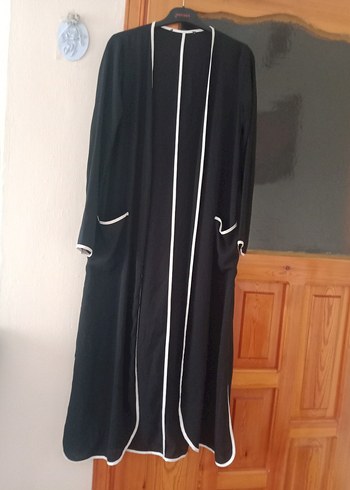 Siyah Uzun Kollu Minimalist Kadın dıs gıyım