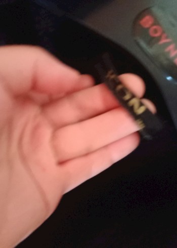 l Beden siyah Renk Düğmeli Siyah kaban