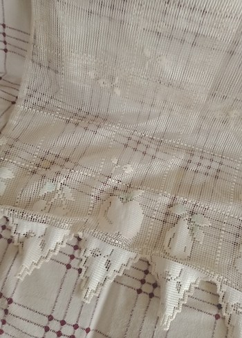 Diğer vintage Nakışlı Beyaz buzdolabı örtüsü