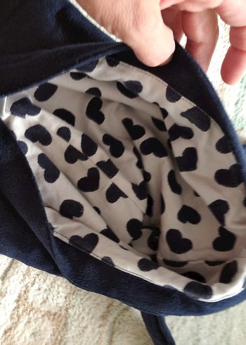 Koyu Mavi kapsonlu panço - Görsel 2