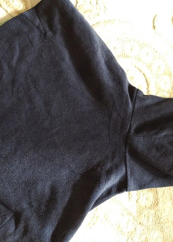 Koyu Mavi kapsonlu panço - Görsel 3