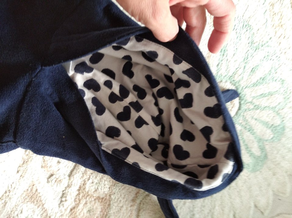 Koyu Mavi kapsonlu panço - Görsel 2