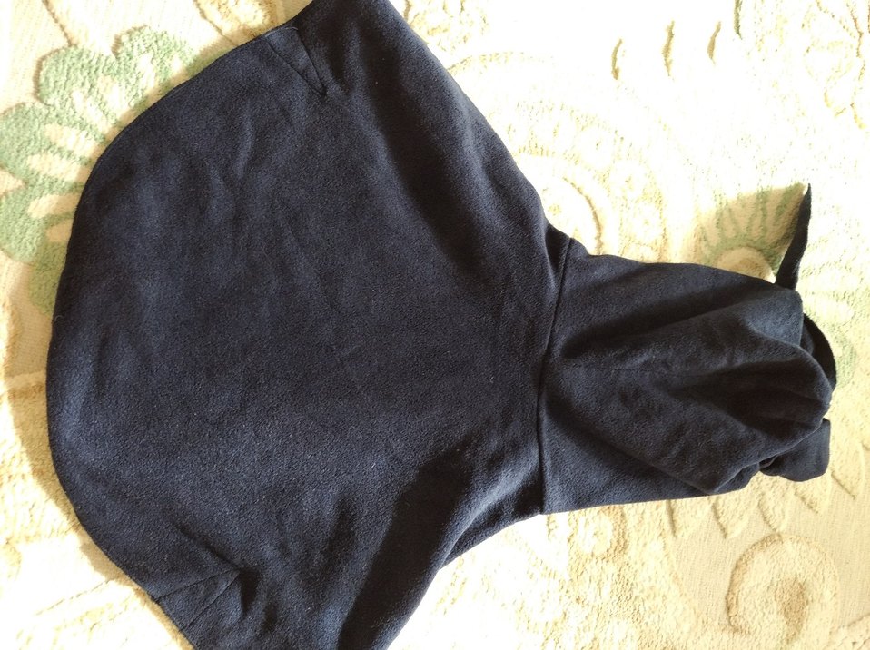 Koyu Mavi kapsonlu panço - Görsel 3