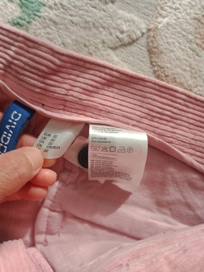 Kız Çocuk Pembe Bol Kesim Düğmeli şort - Görsel 4