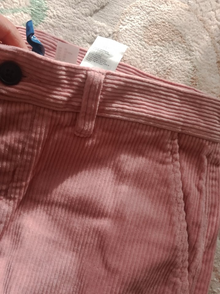 Kız Çocuk Pembe Bol Kesim Düğmeli şort - Görsel 3